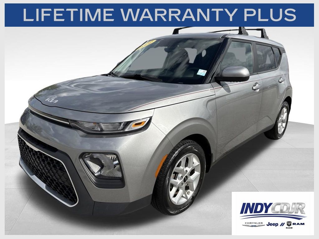 Steel Gray 2022 Kia Soul LX FWD SUV / Crossover Front-Wheel Drive Continuously Variable Transmission