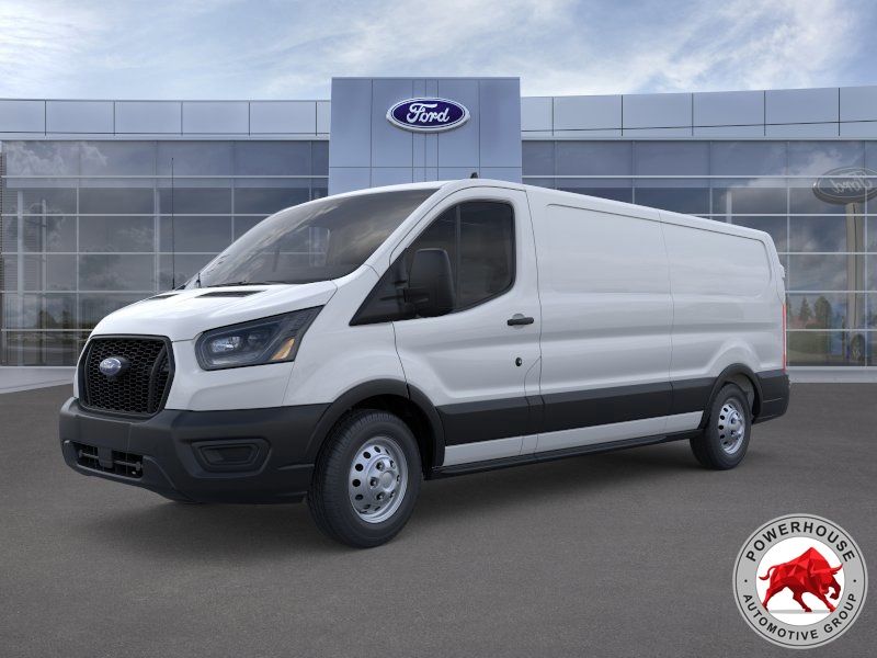 Oxford White 2025 Ford Transit Cargo Van All-Wheel Drive 