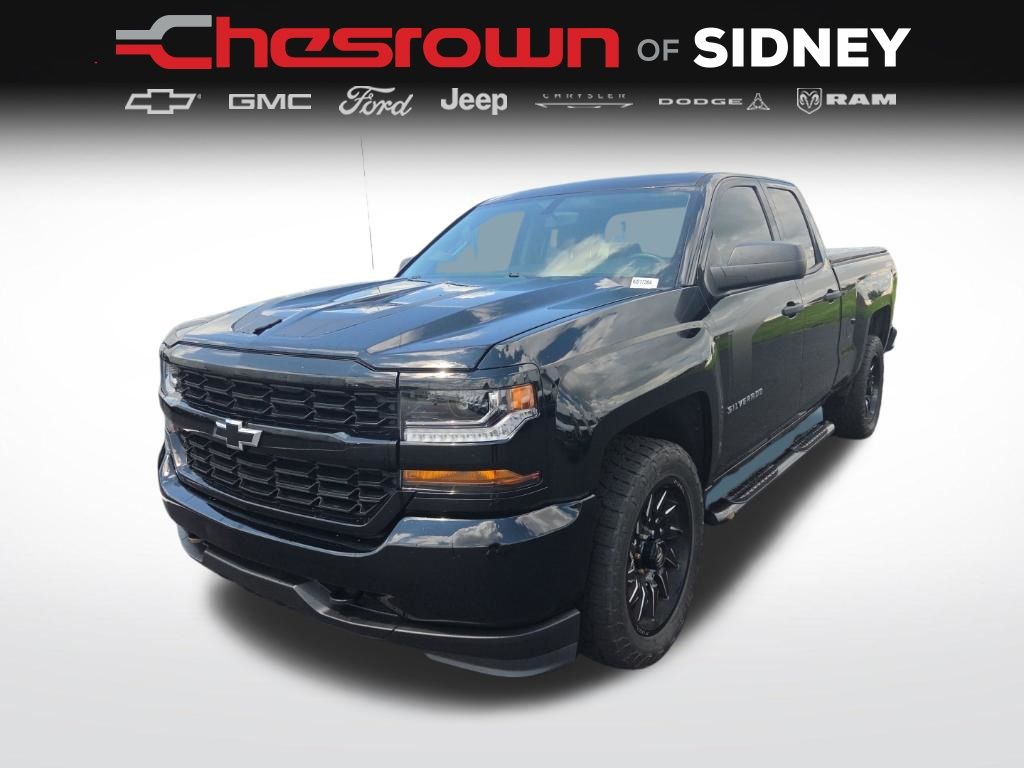 Black 2017 Chevrolet Silverado 1500 Pickup Truck Four-Wheel Drive 6-Speed Automatic Overdrive