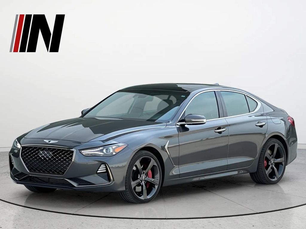 Himalayan Gray 2019 Genesis G70 Sedan Rear-Wheel Drive 8-Speed Automatic