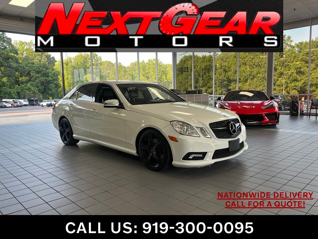 White 2011 Mercedes-Benz E-Class Sedan 7-Speed Automatic