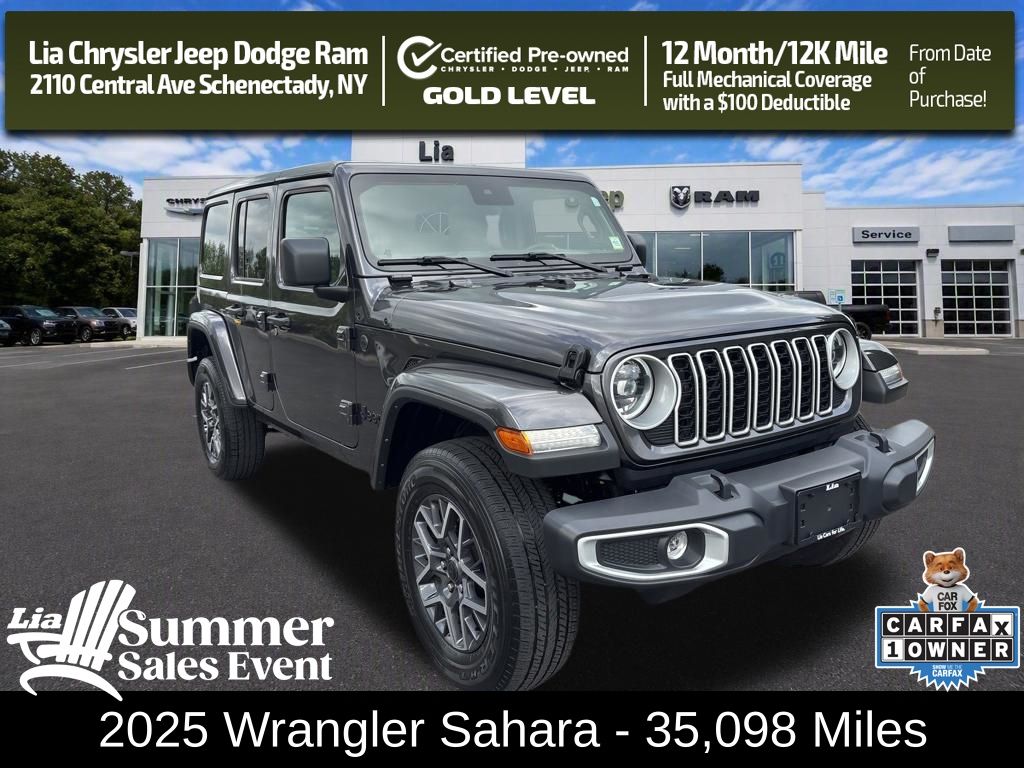 Gray (Granite Crystal Metallic Clearcoat) 2025 Jeep Wrangler SUV / Crossover Four-Wheel Drive 8-Speed Automatic
