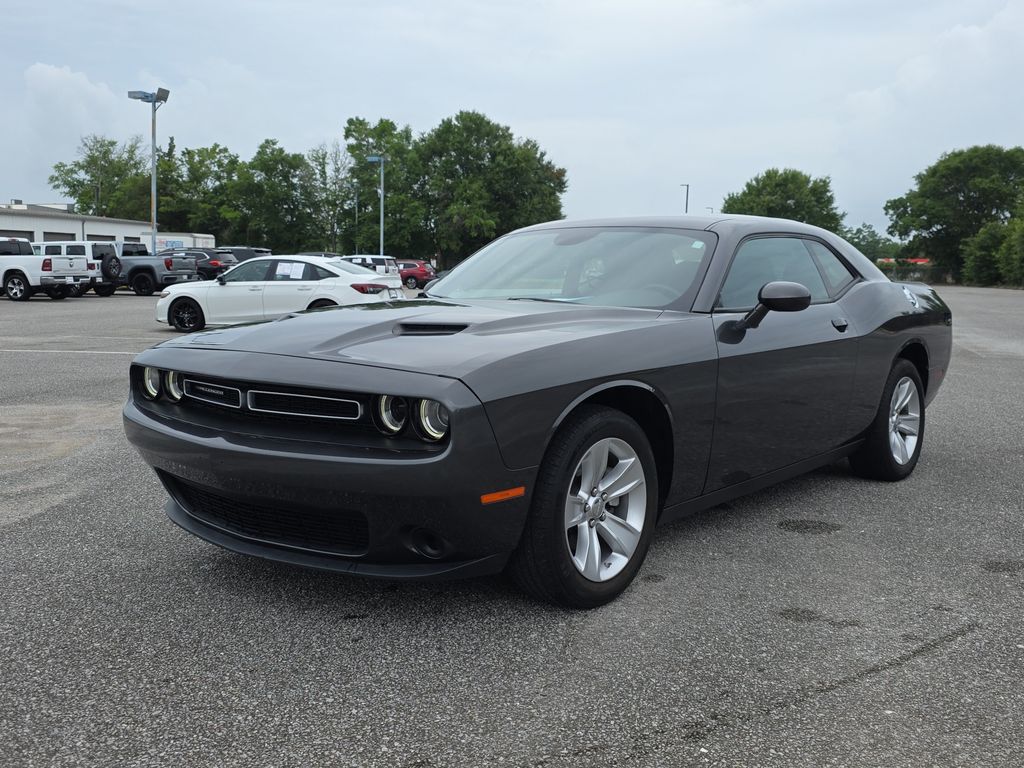 Gray (Granite Crystal Metallic Clearcoat) 2023 Dodge Challenger Coupe Rear-Wheel Drive 8-Speed Automatic