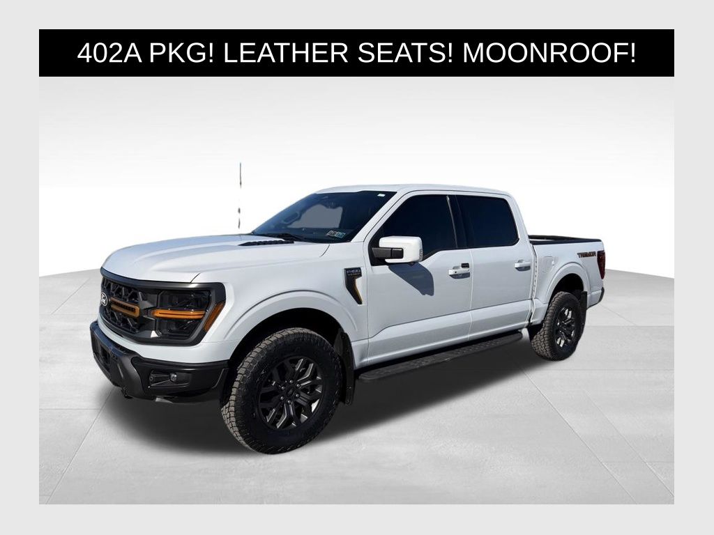 Space White Metallic 2025 Ford F-150 Pickup Truck Four-Wheel Drive Automatic