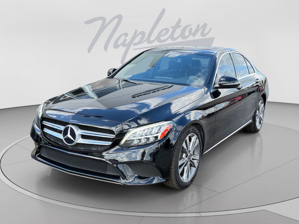 Black 2019 Mercedes-Benz C-Class Sedan Rear-Wheel Drive 9-Speed Automatic