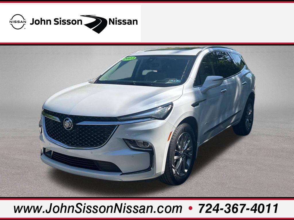 White Frost Tricoat 2023 Buick Enclave SUV / Crossover Four-Wheel Drive 9-Speed Automatic