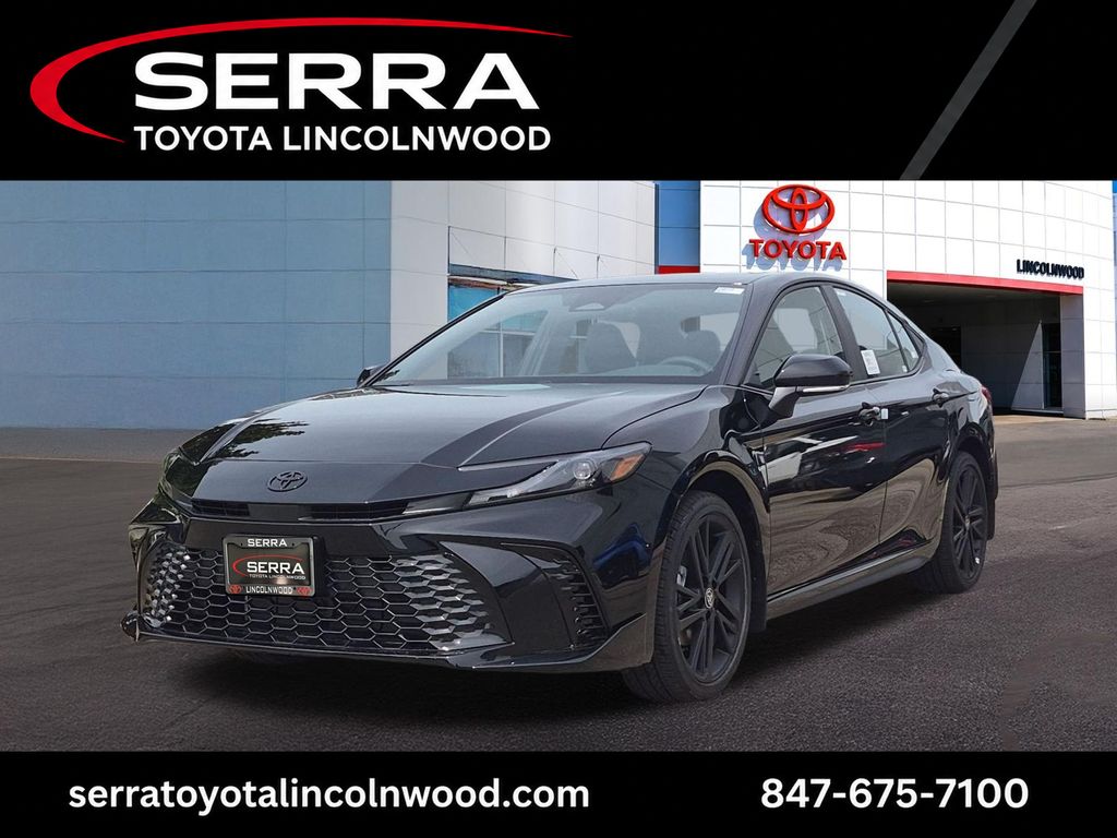 Midnight Black Metallic 2026 Toyota Camry Sedan All-Wheel Drive Continuously Variable Transmission