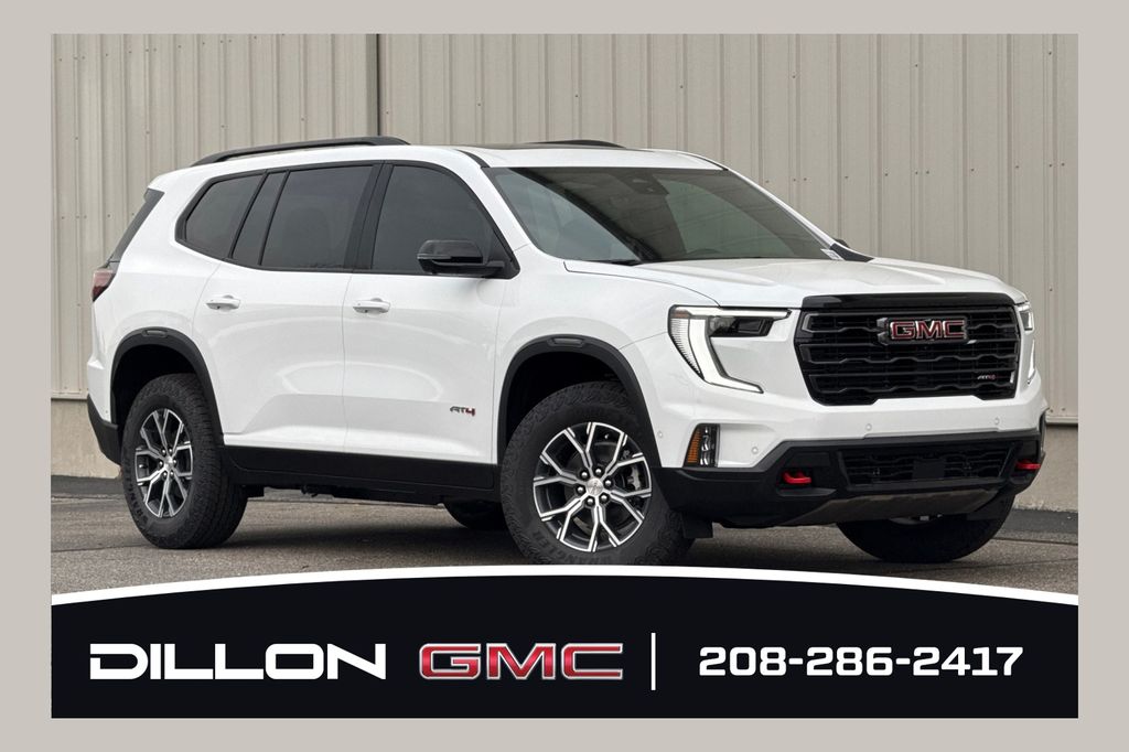 Summit White 2026 GMC Acadia SUV / Crossover Four-Wheel Drive 8-Speed Automatic