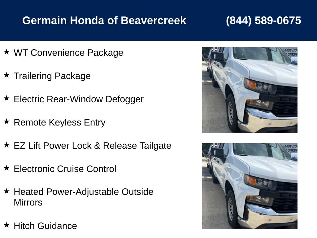Used 2021 White Chevrolet WT image 2