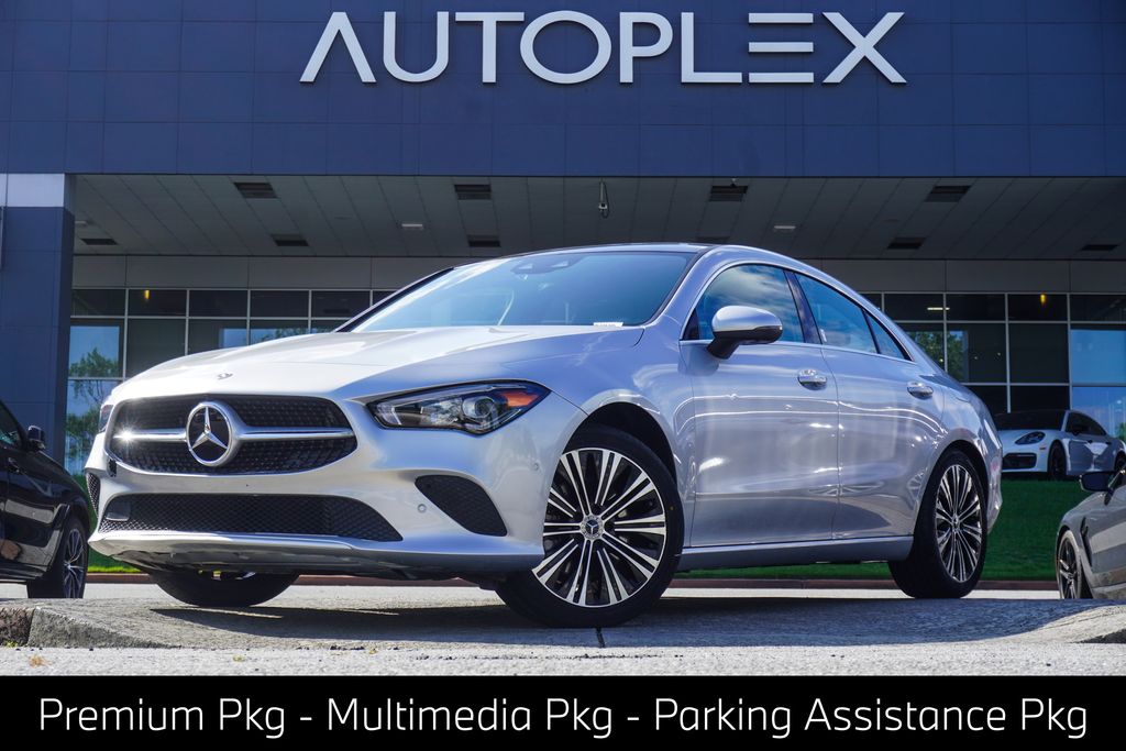 Silver 2023 Mercedes-Benz CLA Coupe All-Wheel Drive 7-Speed Automatic