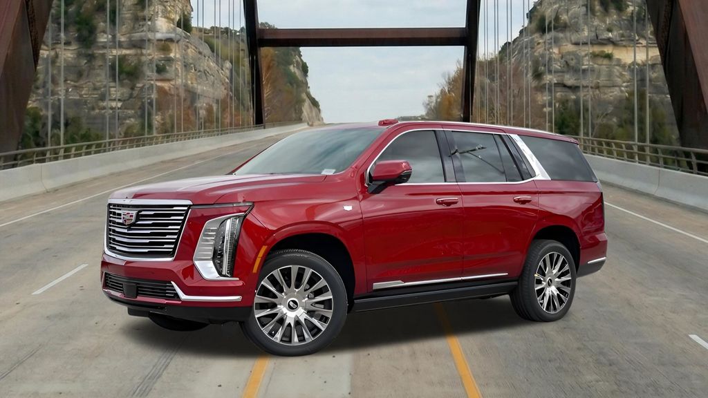 Radiant Red 2026 Cadillac Escalade Platinum Luxury 4WD SUV / Crossover Four-Wheel Drive