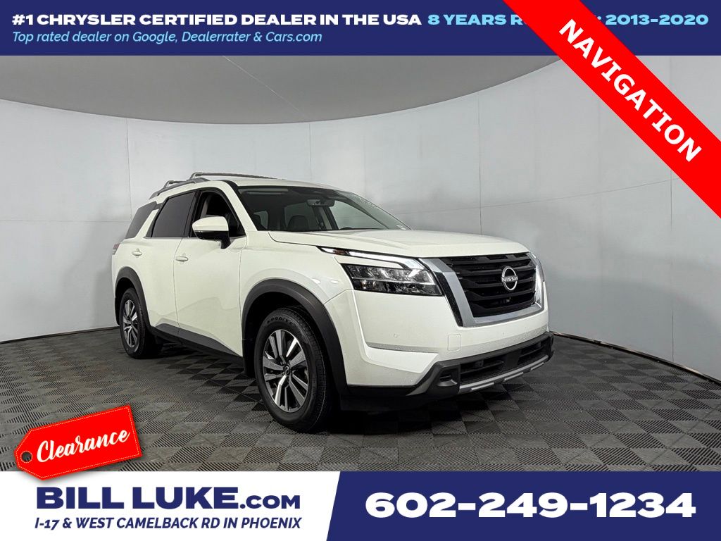 Pearl White Tricoat 2024 Nissan Pathfinder SL FWD SUV / Crossover Front-Wheel Drive 9-Speed Automatic