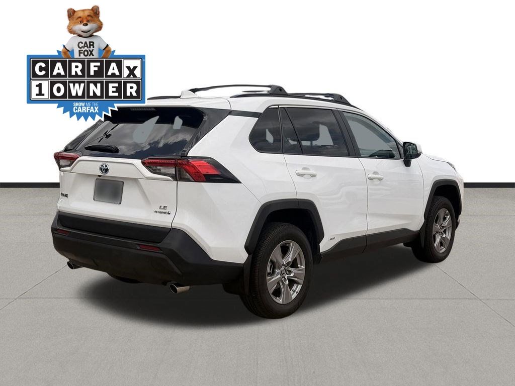 2024 Toyota RAV4 Hybrid LE White at Classic Elite Chevrolet Sugar Land