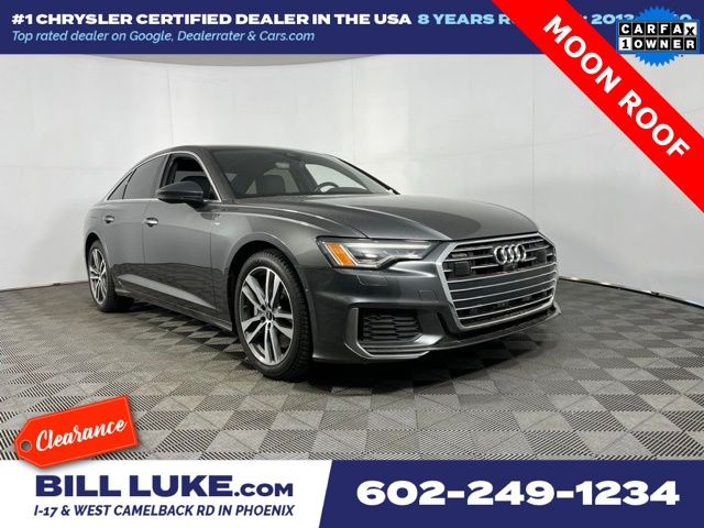 Daytona Gray Pearl Effect 2022 Audi A6 quattro Premium Plus 55 TFSI Sedan All-Wheel Drive 7-Speed Automatic