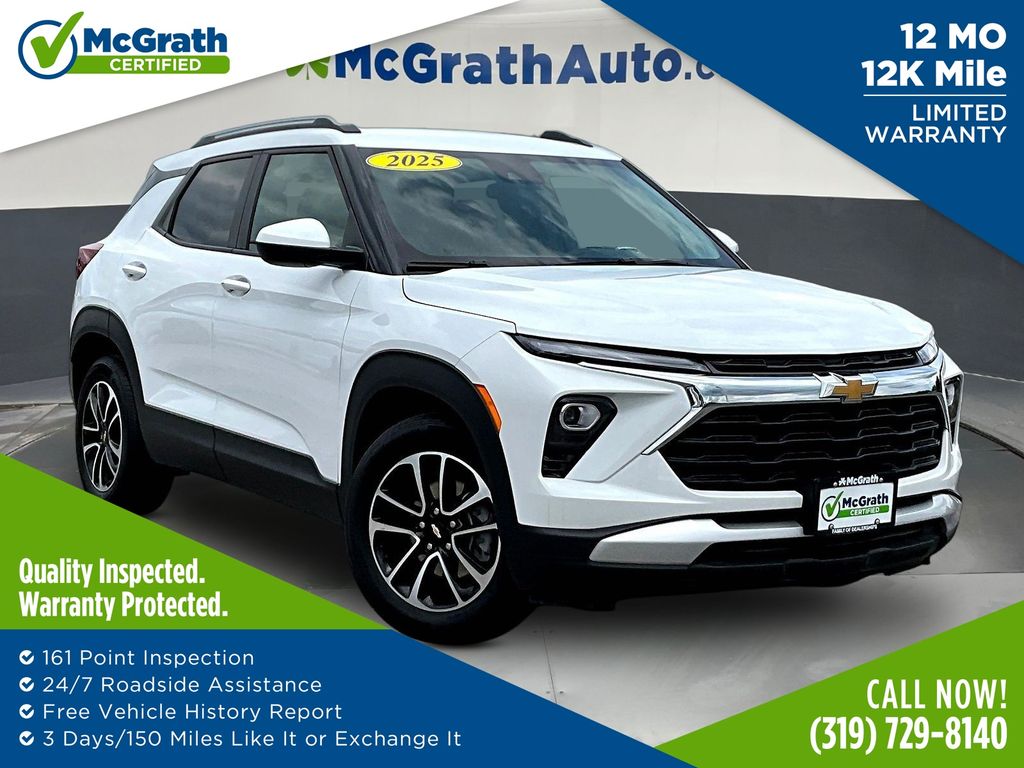 Summit White 2025 Chevrolet Trailblazer SUV / Crossover Front-Wheel Drive Continuously Variable Transmission