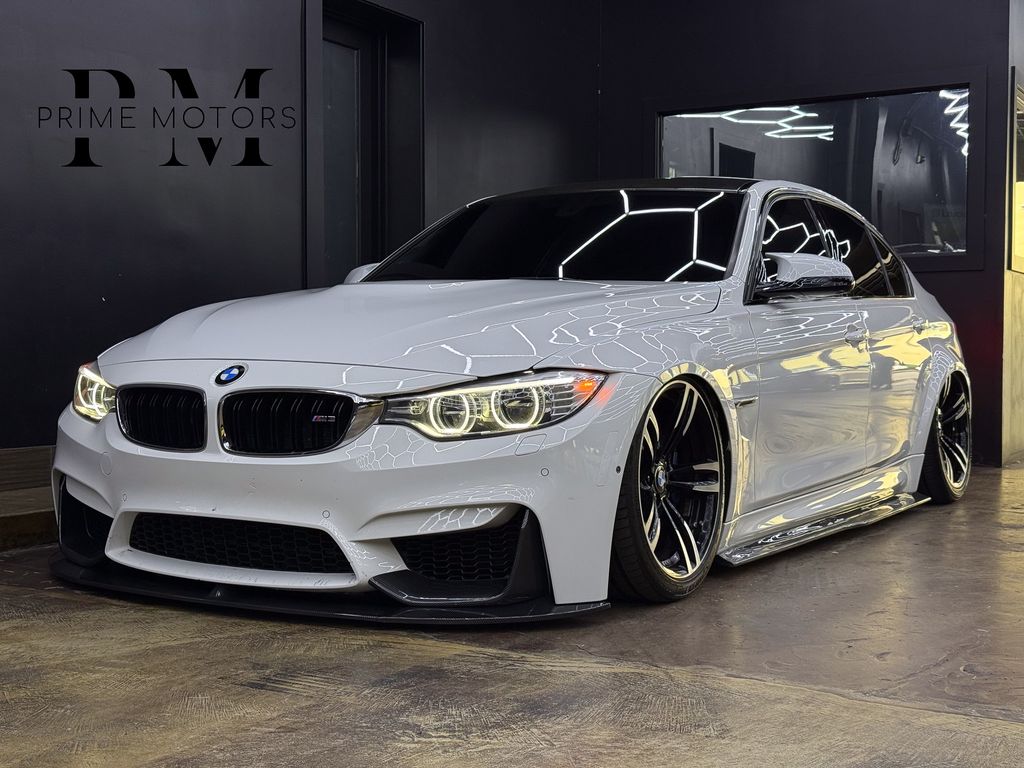 Alpine White 2016 BMW M3 Sedan Rear-Wheel Drive 6-Speed Manual