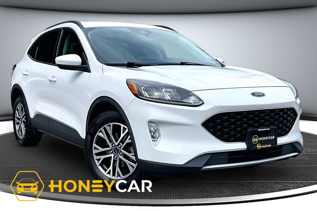 Oxford White 2021 Ford Escape SUV / Crossover All-Wheel Drive 8-Speed Automatic