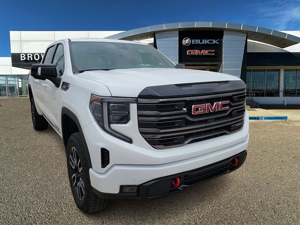 2026 GMC Sierra 1500 AT4 White at Brown Buick GMC