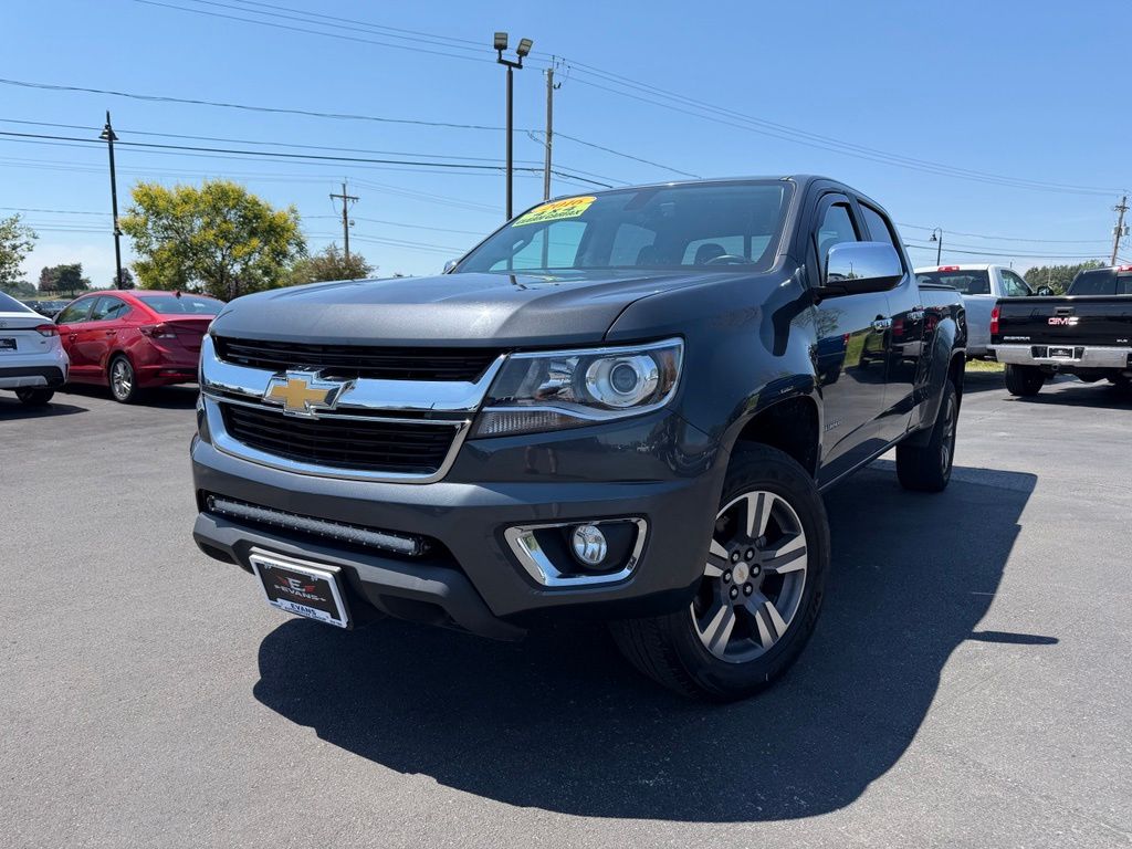 Cyber Gray Metallic 2016 Chevrolet Colorado Pickup Truck Four-Wheel Drive 6-Speed Automatic