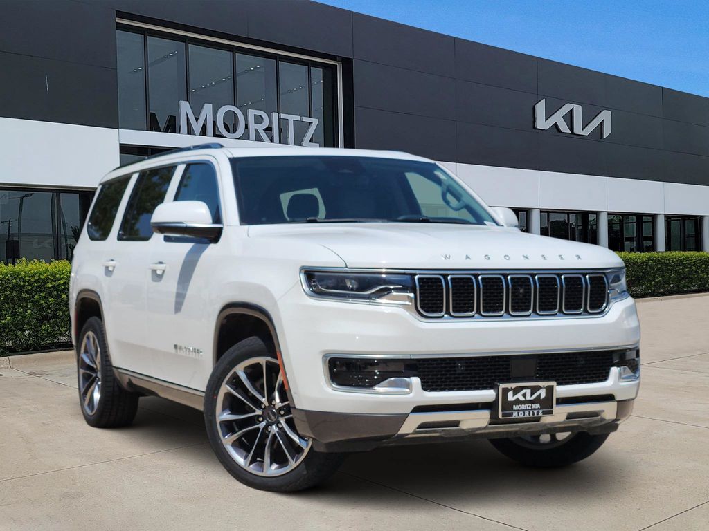 Bright White Clearcoat 2022 Jeep Wagoneer SUV / Crossover Four-Wheel Drive 8-Speed Automatic