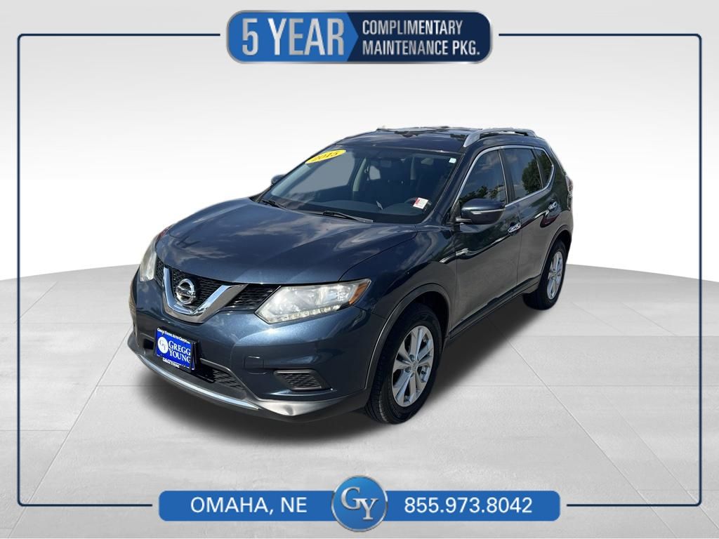Arctic Blue Metallic 2015 Nissan Rogue SUV / Crossover All-Wheel Drive Continuously Variable Transmission