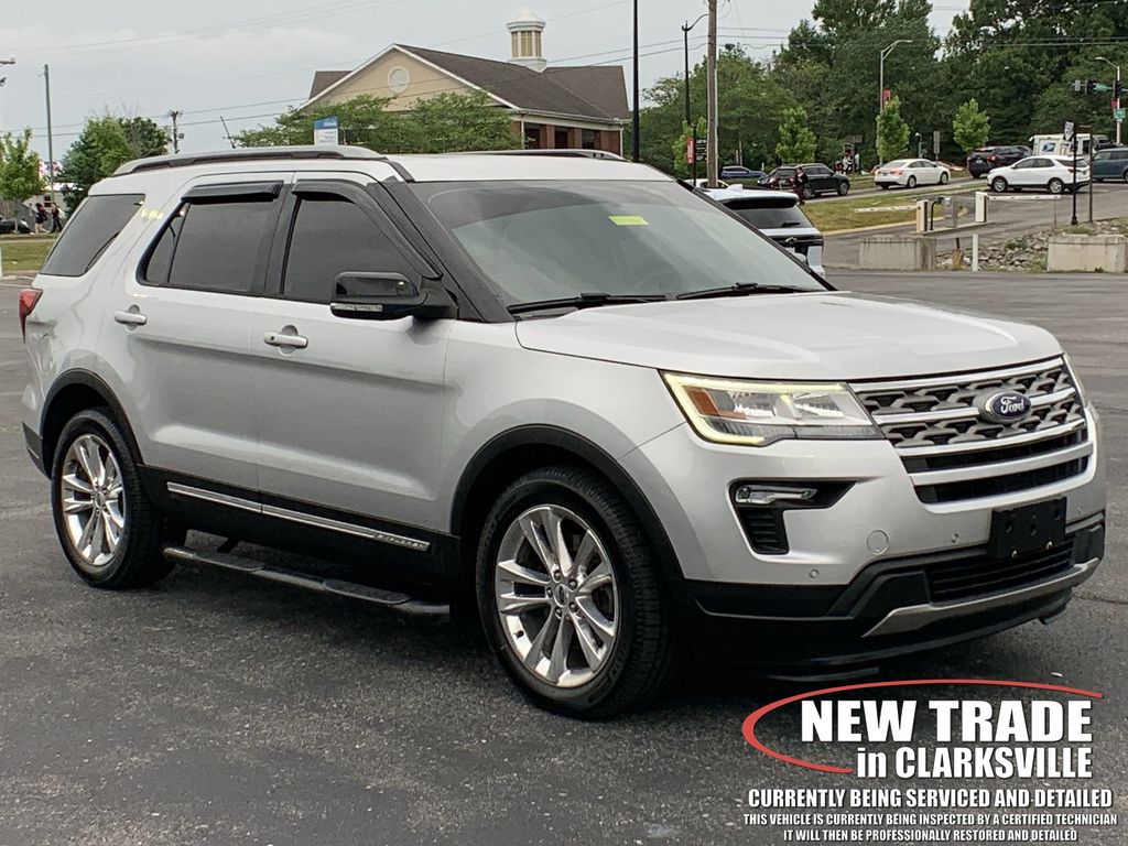 Ingot Silver 2018 Ford Explorer XLT AWD SUV / Crossover All-Wheel Drive 6-Speed Automatic