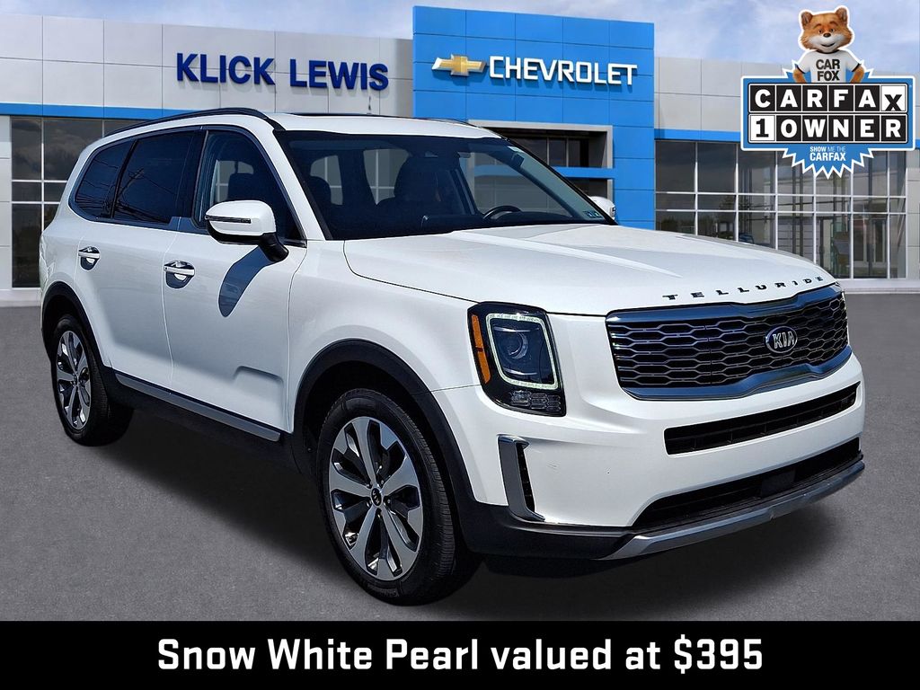 2020 Kia Telluride S White at South Hills Kia
