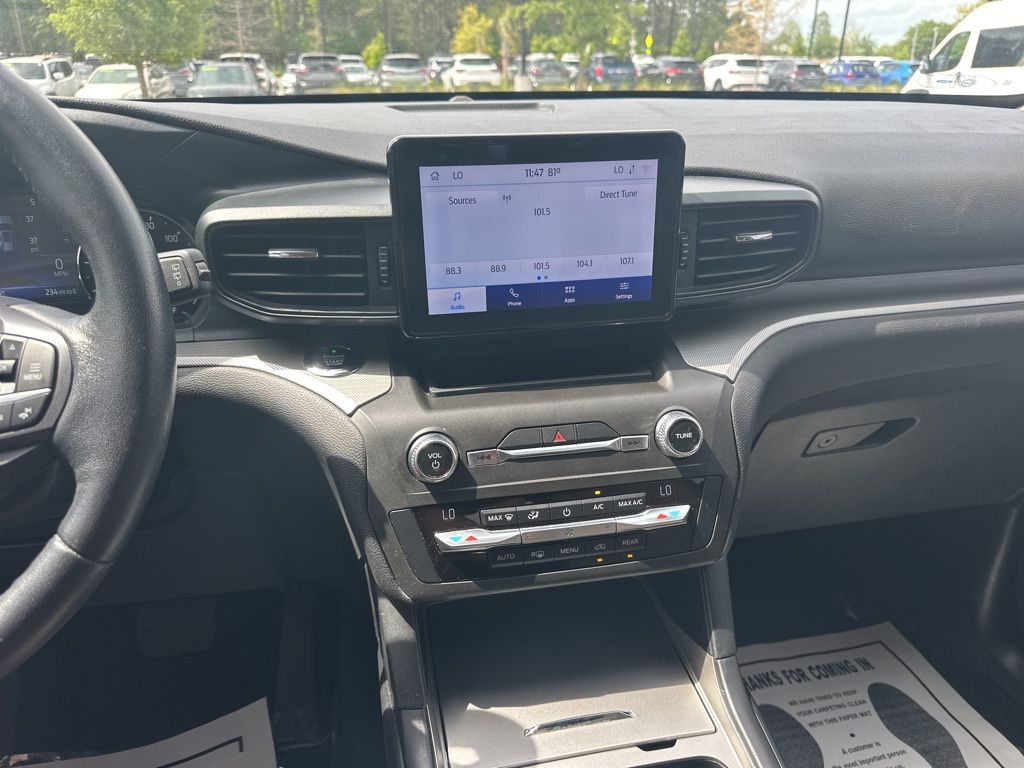 2020 Agate Black Metallic Ford Explorer XLT RWD SUV