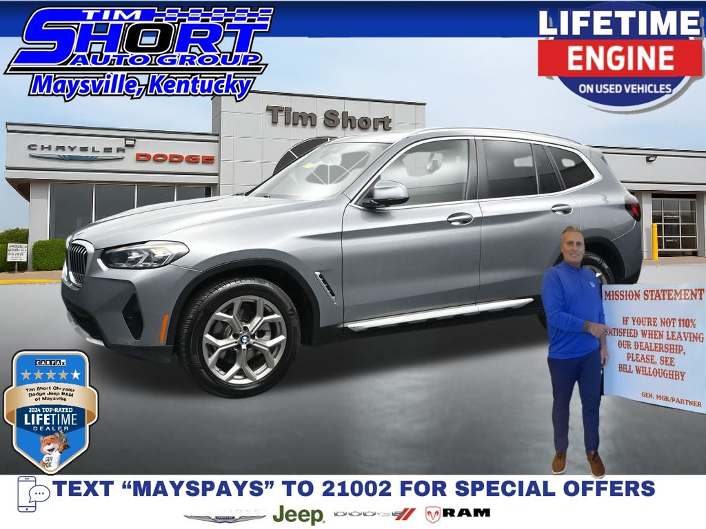 Gray Metallic 2024 BMW X3 SUV / Crossover All-Wheel Drive 8-Speed Automatic