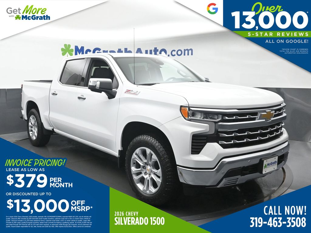 2026 Chevrolet Silverado 1500 LTZ Crew Cab 4WD