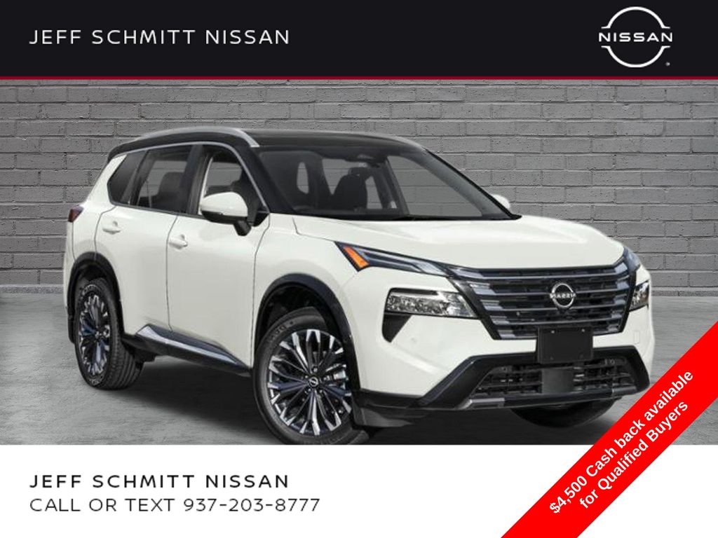 Everest White Pearl/Super Black 2026 Nissan Rogue SUV / Crossover All-Wheel Drive Continuously Variable Transmission