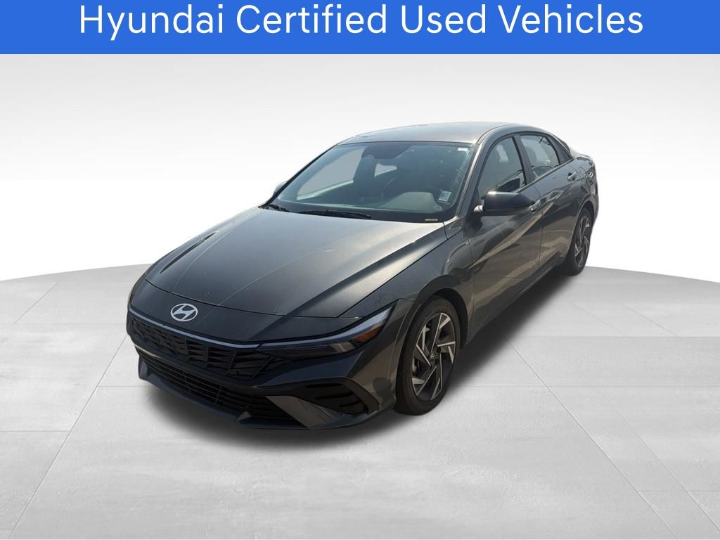 Amazon Gray 2025 Hyundai Elantra Sedan Front-Wheel Drive Continuously Variable Transmission
