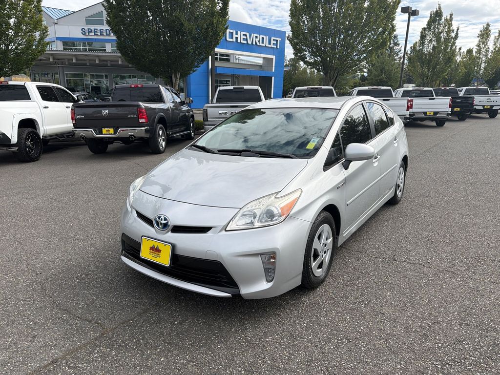 Classic Silver Metallic 2012 Toyota Prius Hatchback Front-Wheel Drive Continuously Variable Transmission