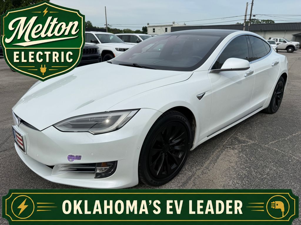 Pearl White Multi-Coat 2018 Tesla Model S Sedan All-Wheel Drive 1-Speed Automatic