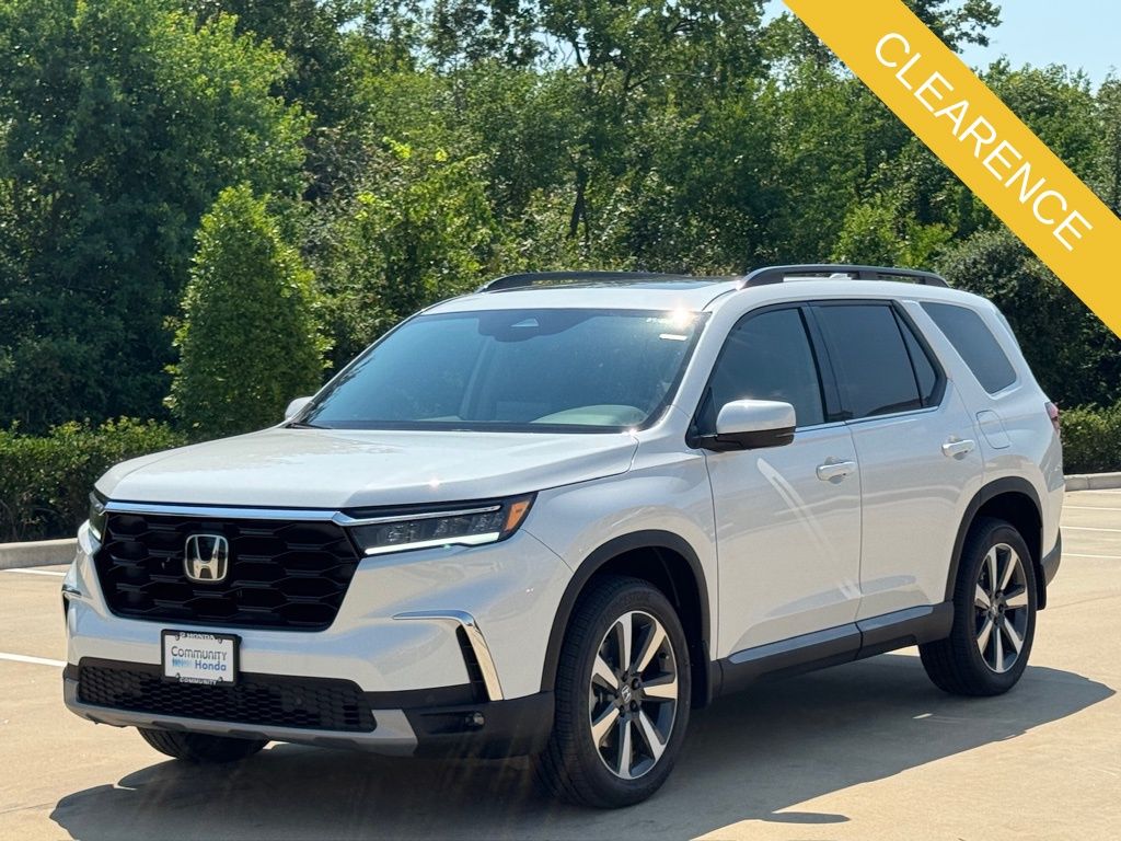 2025 Honda Pilot Touring White at AutoSavvy Houston Northwest