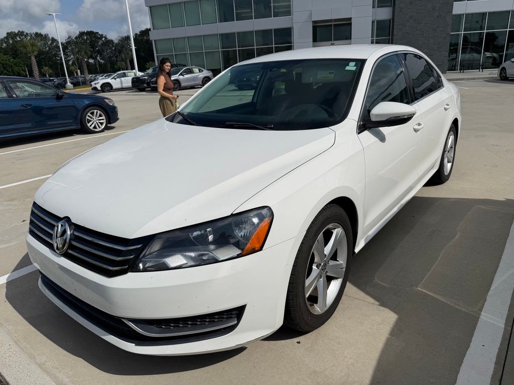 Candy White 2012 Volkswagen Passat Sedan Front-Wheel Drive