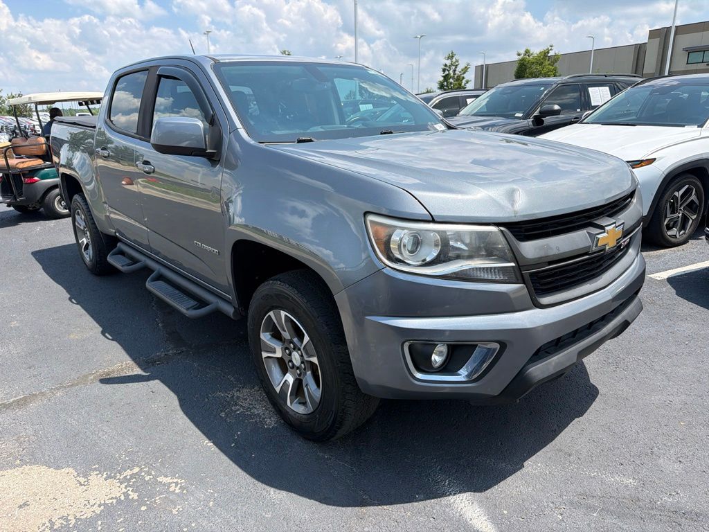 Gray (Satin Steel Metallic) 2018 Chevrolet Colorado Pickup Truck Four-Wheel Drive 8-Speed Automatic