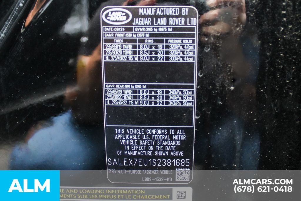 Used 2025 Black Land Rover X image 41