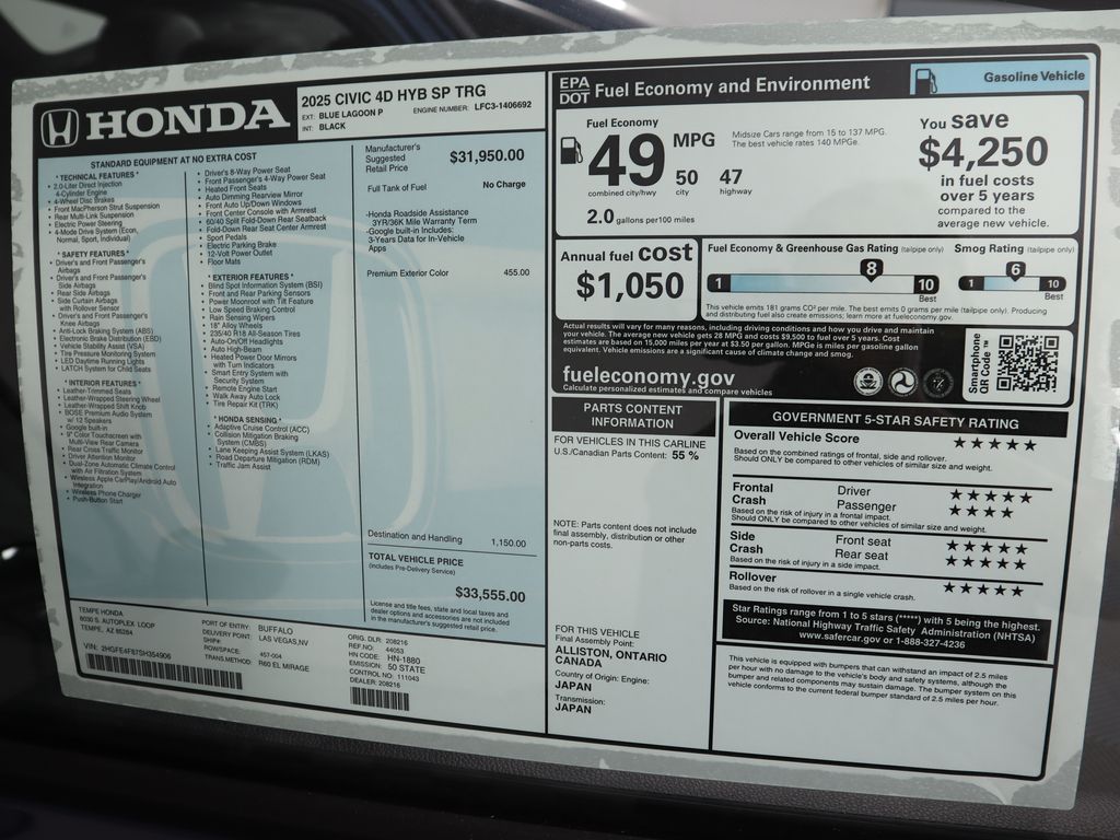 Thumbnail: 2025 Honda Civic - 9