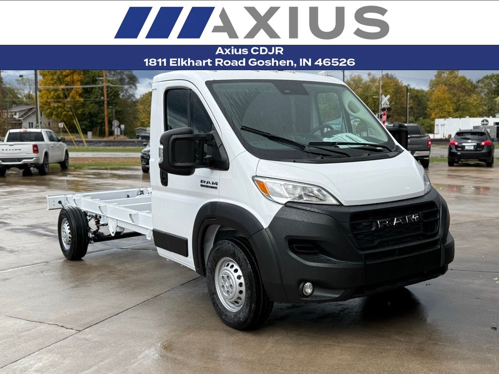 Bright White Clearcoat 2026 RAM ProMaster Chassis   9-Speed Automatic