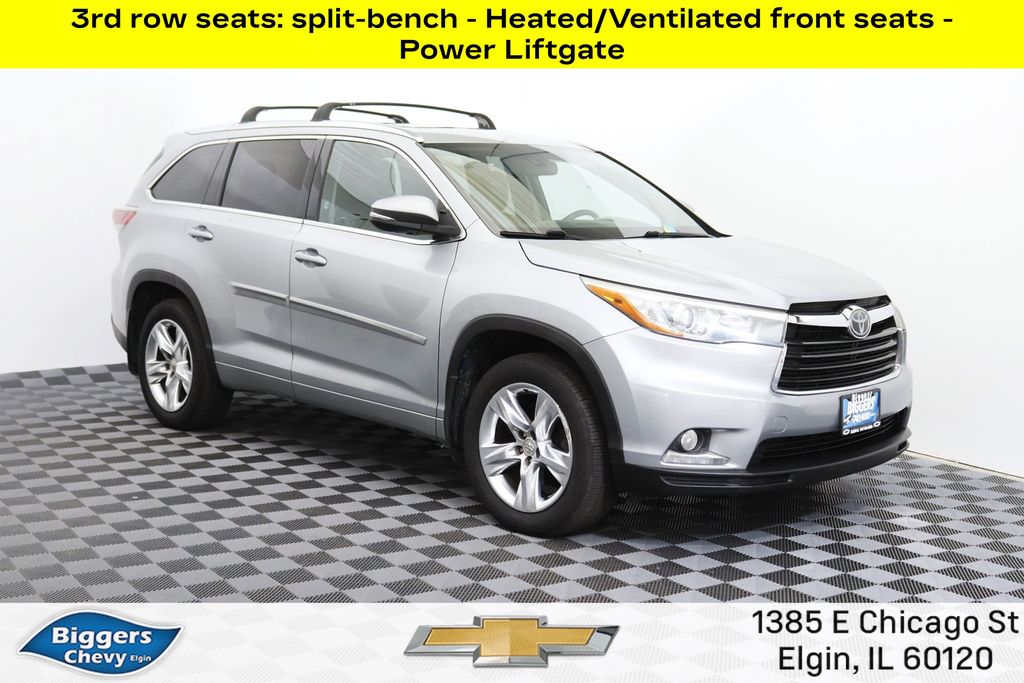 Silver Sky Metallic 2015 Toyota Highlander SUV / Crossover All-Wheel Drive 6-Speed Automatic Overdrive