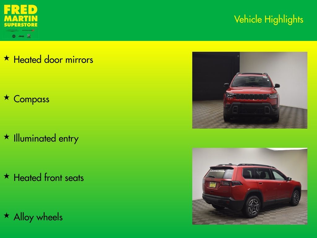 new 2026 Jeep Cherokee car, priced at $38,359