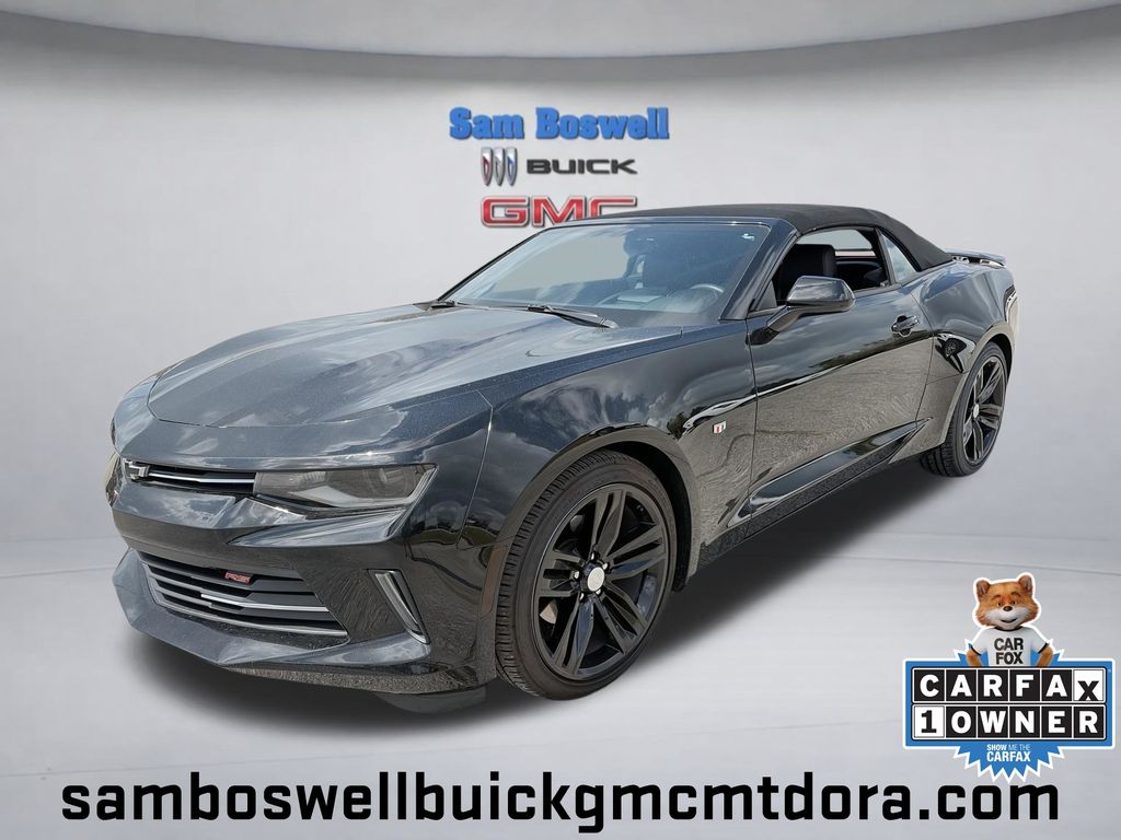 Mosaic Black Metallic 2016 Chevrolet Camaro 2LT Convertible RWD Convertible Rear-Wheel Drive 8-Speed Automatic