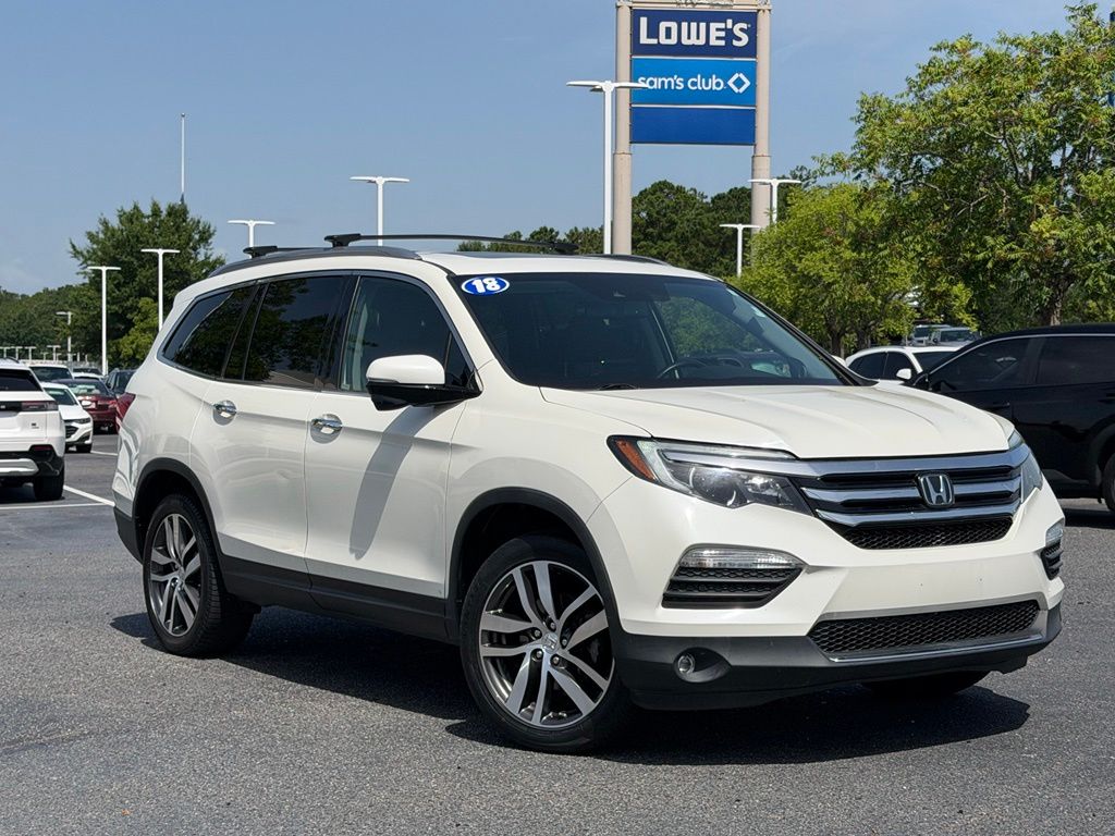 White Diamond Pearl 2018 Honda Pilot SUV / Crossover All-Wheel Drive 9-Speed Automatic