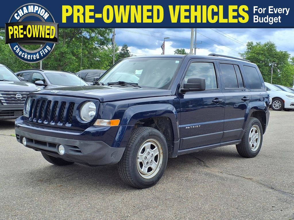 True Blue 2017 Jeep Patriot SUV / Crossover Four-Wheel Drive 6-Speed Automatic