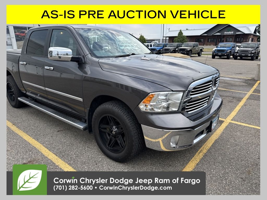 Crystal Metallic 2015 RAM 1500 Pickup Truck Four-Wheel Drive 8-Speed Automatic