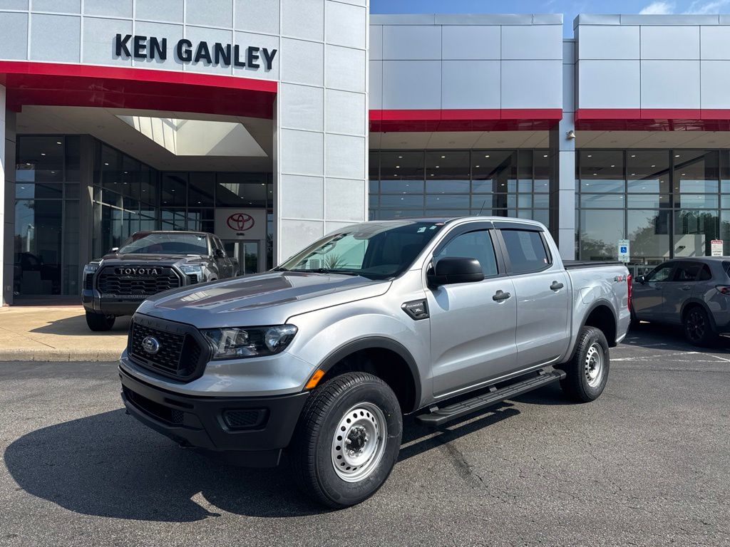 Silver Metallic 2022 Ford Ranger Pickup Truck Four-Wheel Drive Automatic