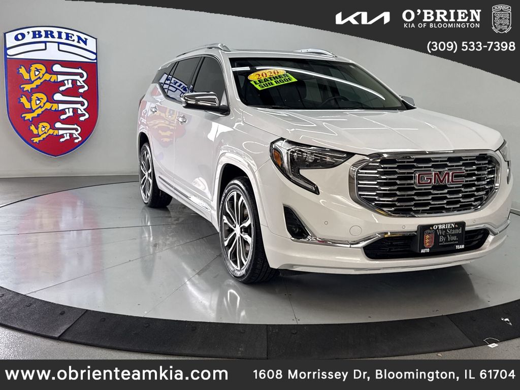 Summit White 2020 GMC Terrain Denali FWD SUV / Crossover Front-Wheel Drive 9-Speed Automatic