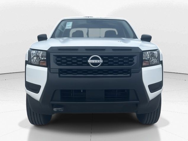 2025 Glacier White Nissan Frontier S 4X4 Truck