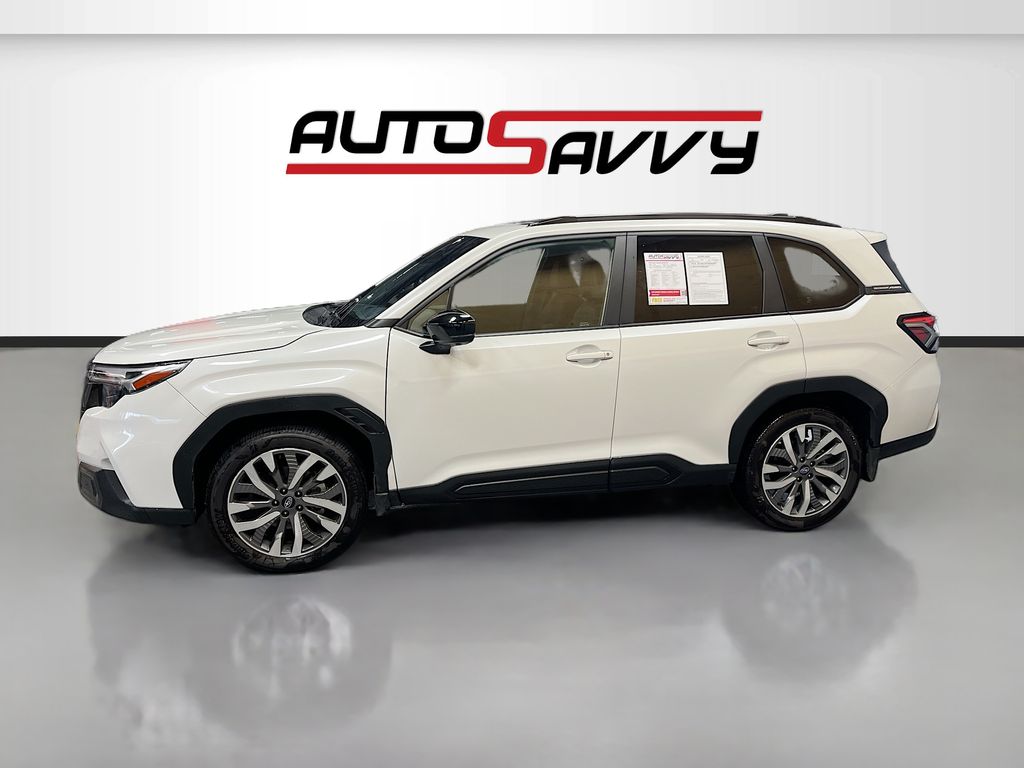 Used 2025 Crystal White Pearl Subaru Touring image 4